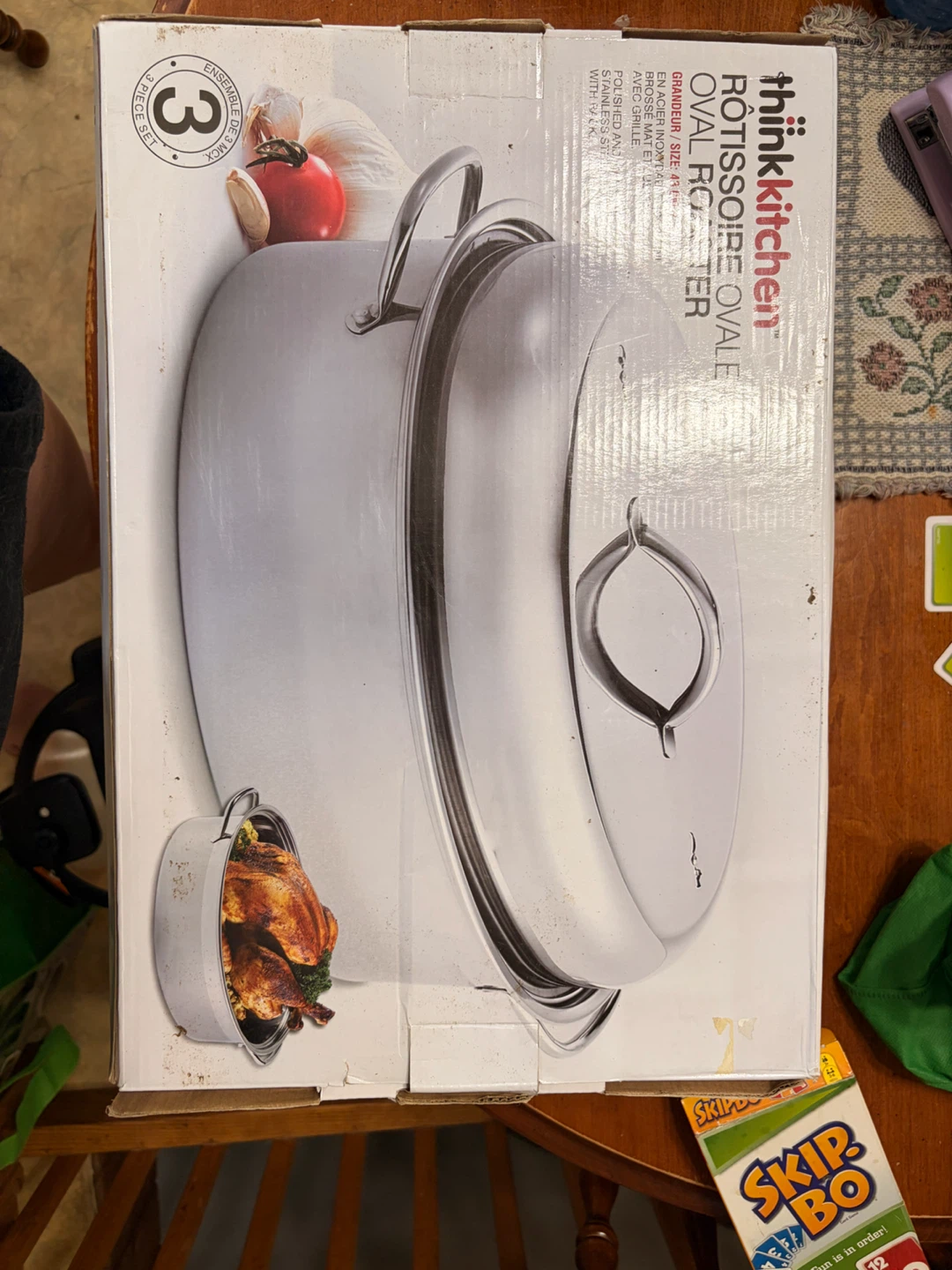 thinkkitchen 3-Piece Oval Roaster