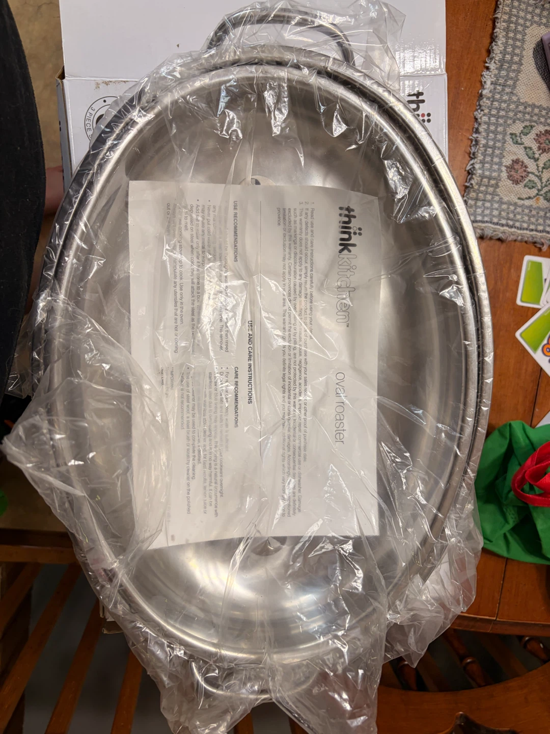 thinkkitchen 3-Piece Oval Roaster - photo 2