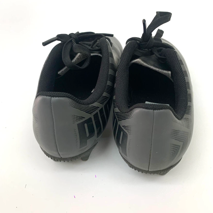 Kids Soccer Cleats Youth Size 13K Black Outdoor Soccer Shoes - photo 4