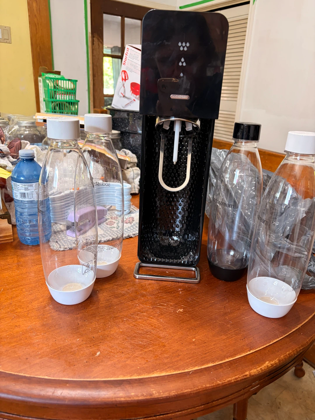 SodaStream Sparkling Water Maker with 4 Bottles
