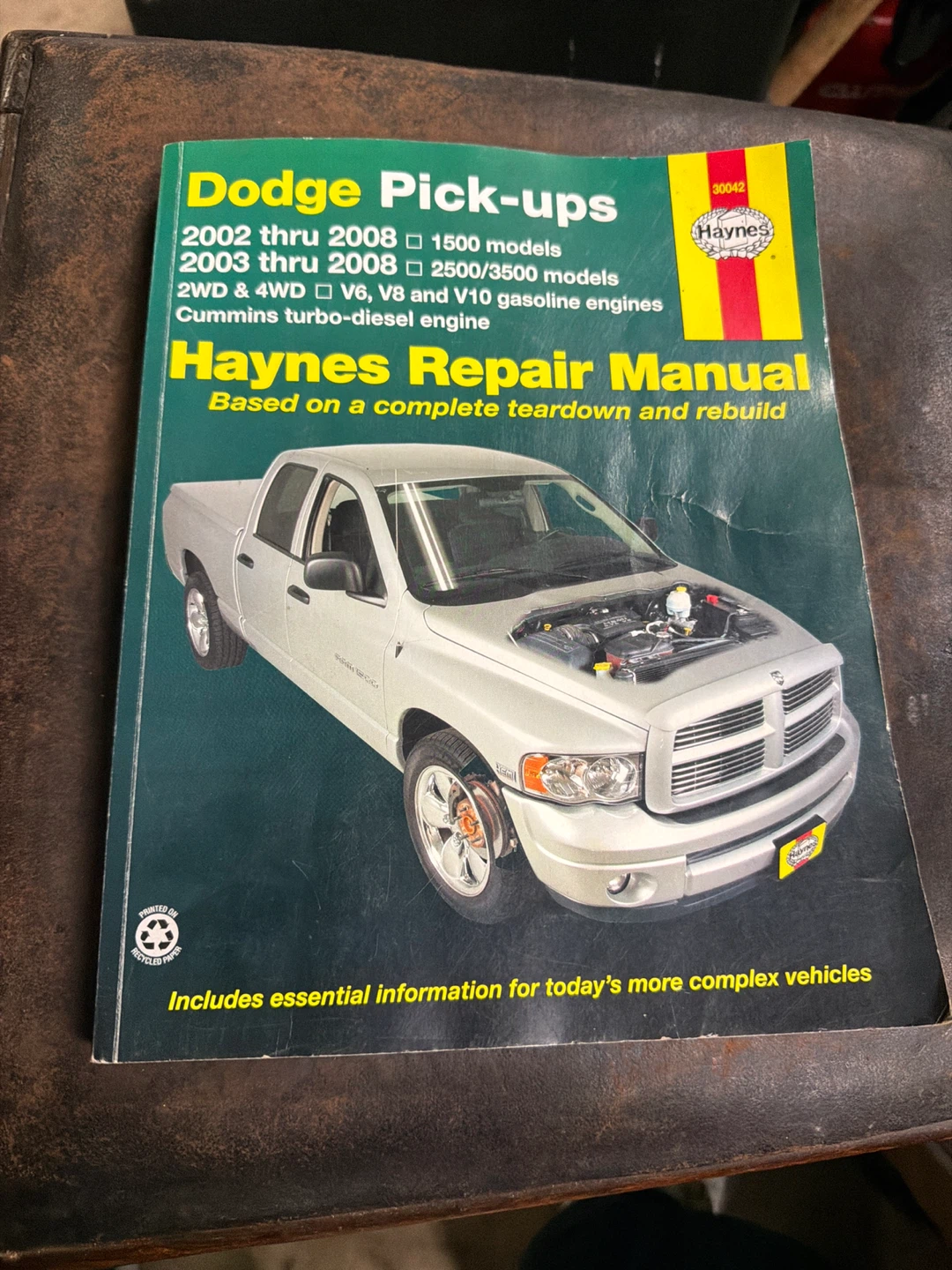 Dodge Pickups 2002 to 2008 all models Haynes Manual