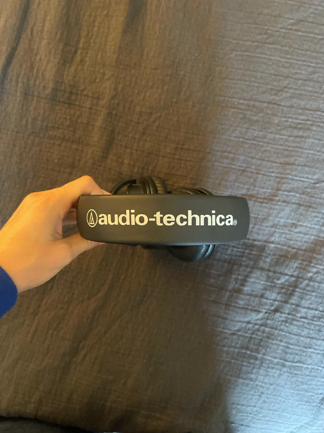 Audio-Technica Headphones and Blue Recording Microphone - photo 2