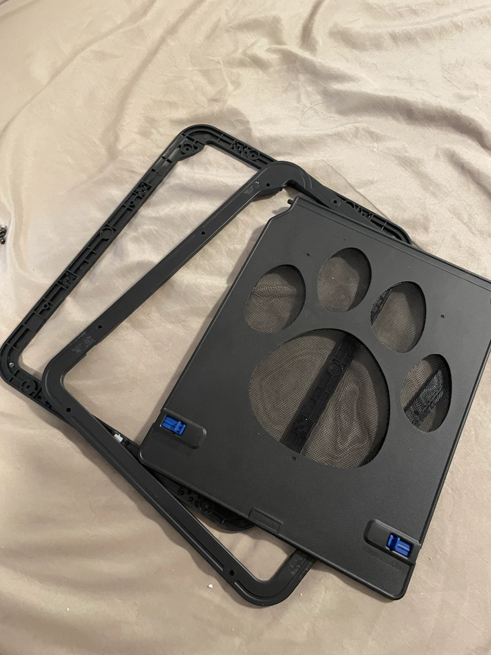 Paw Print Pet Door Panel - photo 3