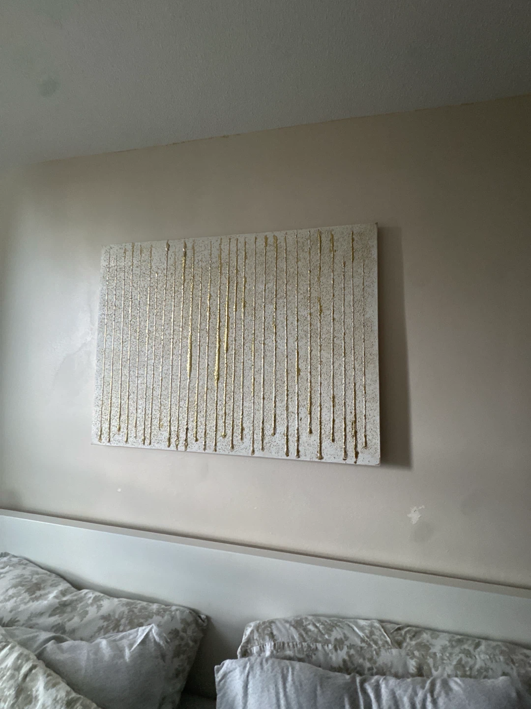 Abstract Textured Canvas Wall Art - photo 2