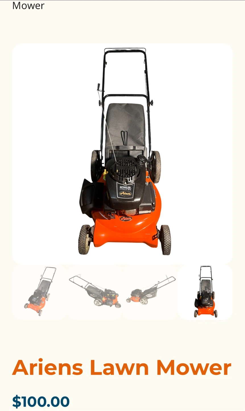 Ariens lawn mower 21” W/ KOHLER engine - photo 3