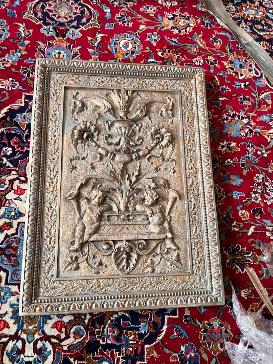 #12 - Ornate Carved Wall Plaque