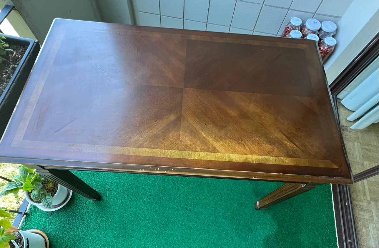 Wooden Writing Desk with Drawer - photo 5