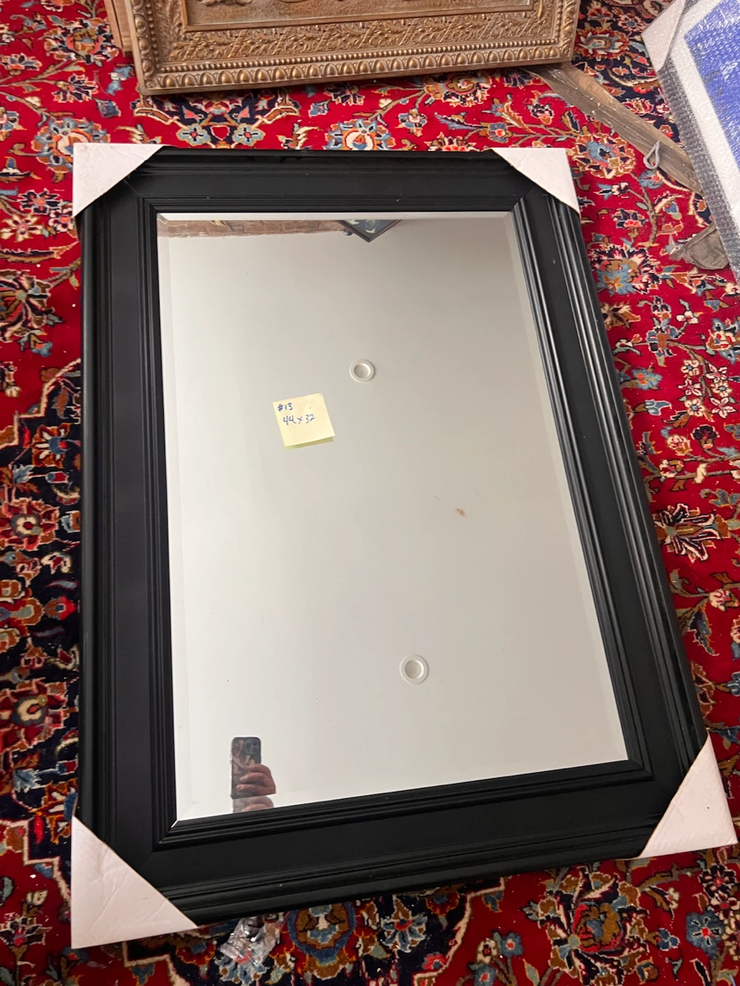 #13 - Black Framed Wall Mirror
