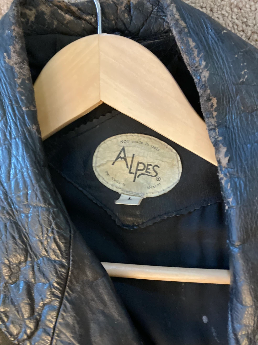 Alpes two tone Leather jacket from Italy - photo 2