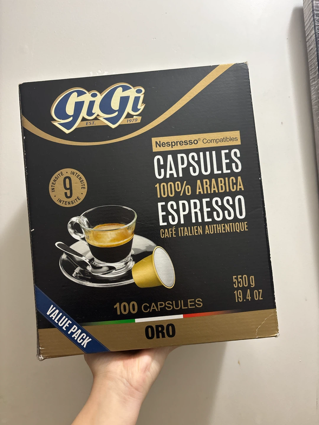 GiGi 100 Nespresso Compatible Espresso Capsules