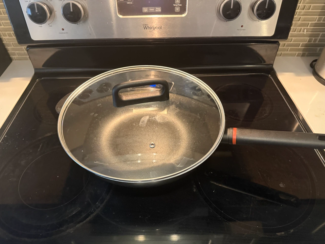 Whirlpool Wok with Glass Lid