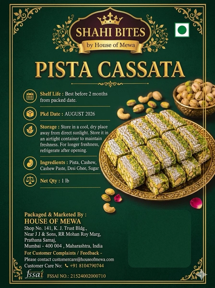 Shahi Bites Pista Cassata - Indian mithai - photo 2