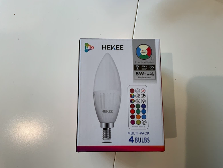Smart chandelierLED Light Bulbs (8 lights)