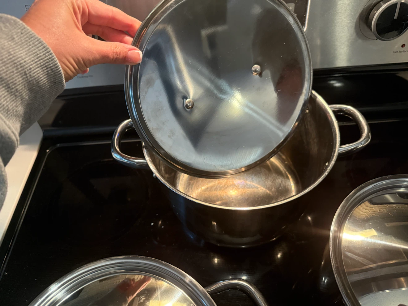 3-Piece Stainless Steel Pot Set