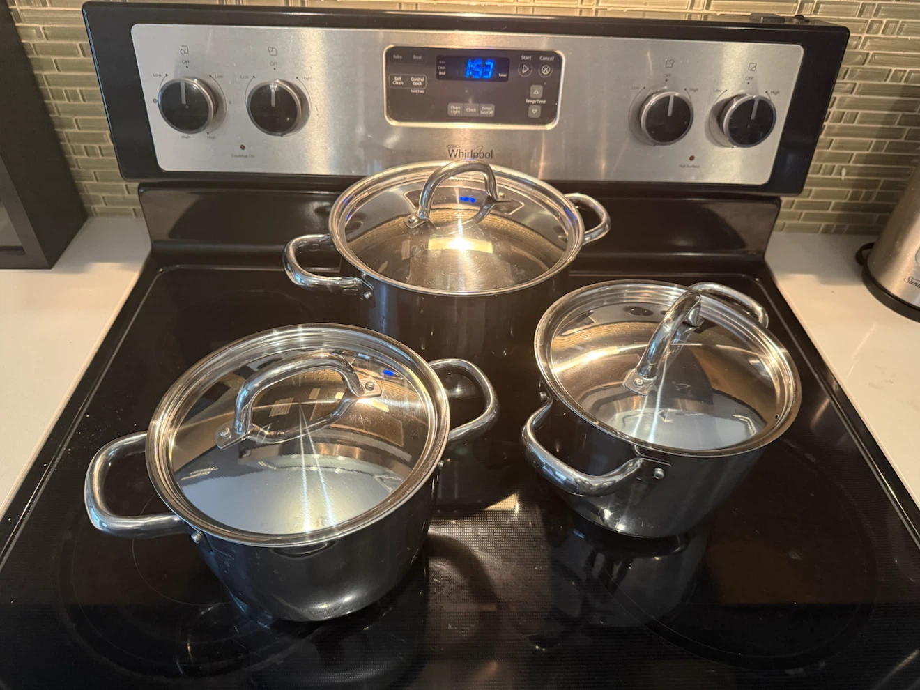 3-Piece Stainless Steel Pot Set - photo 3