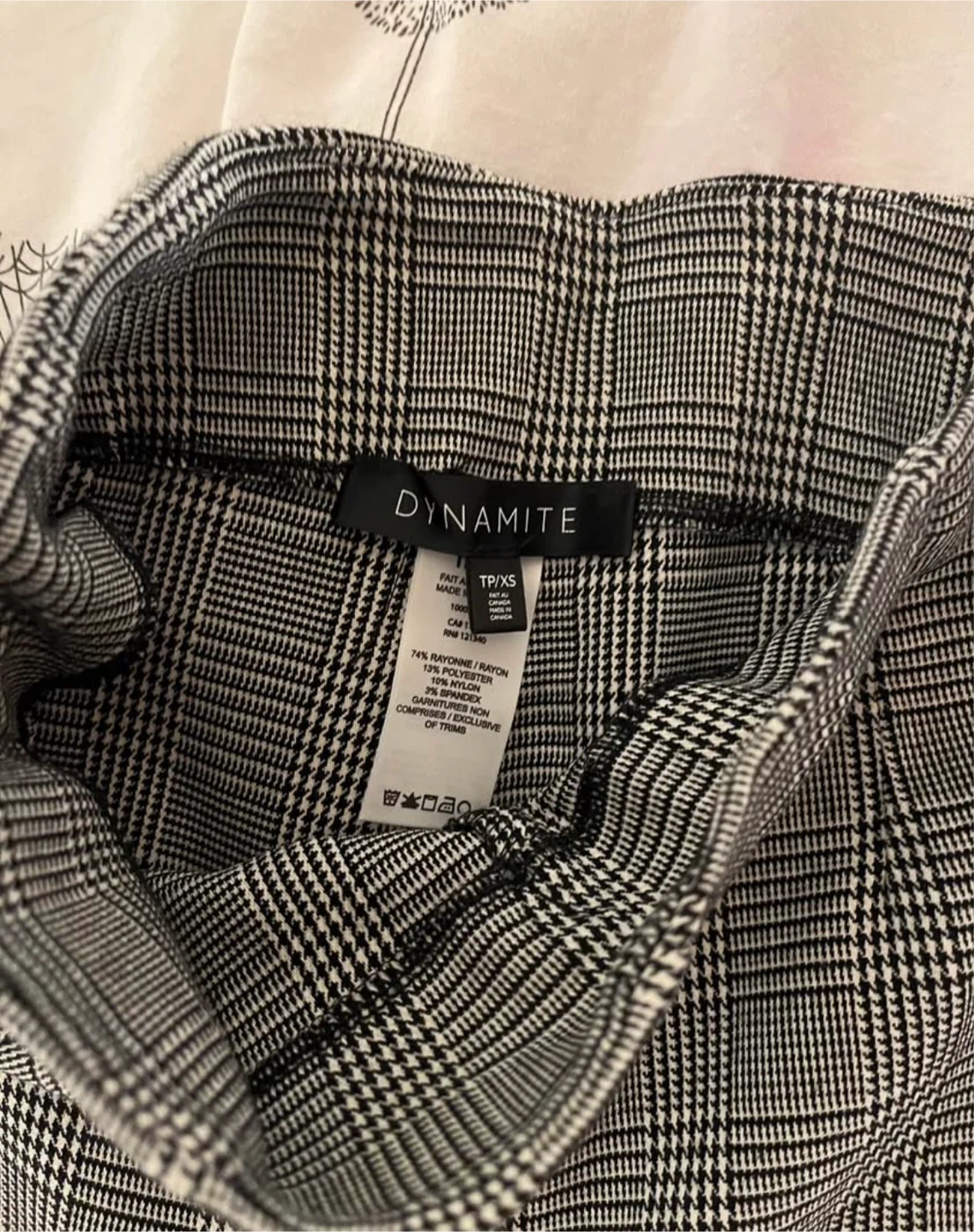 Dynamite Plaid Pants Size XS - photo 2