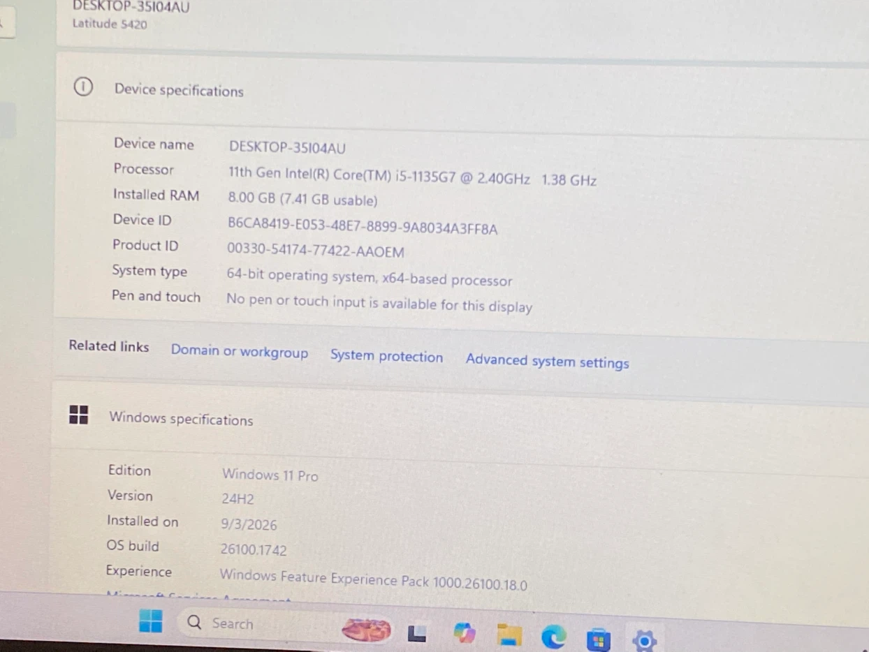 Dell Latitude Laptop + USB C Charger - photo 3
