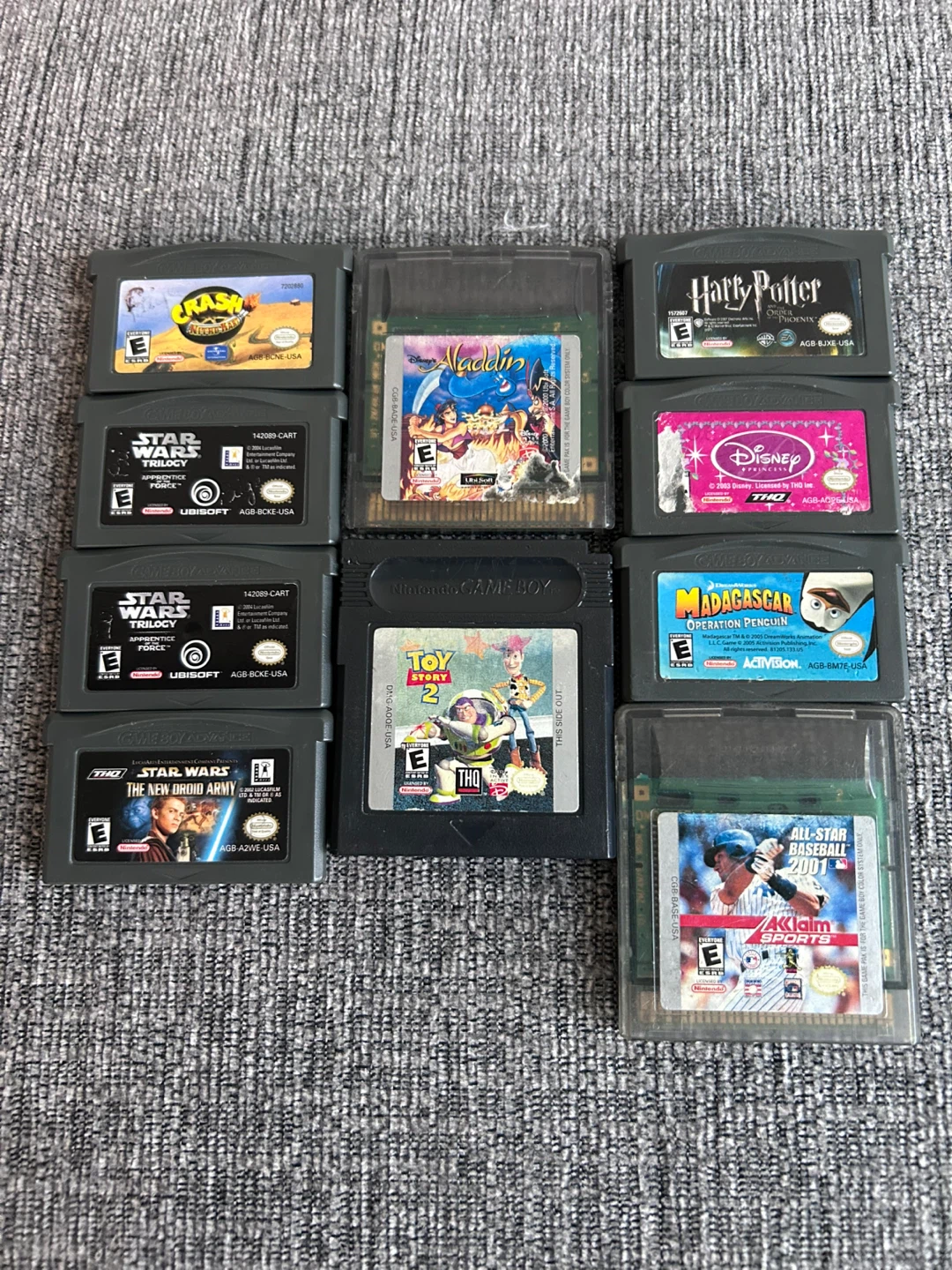 Nintendo Game Boy and Game Boy Advance Games