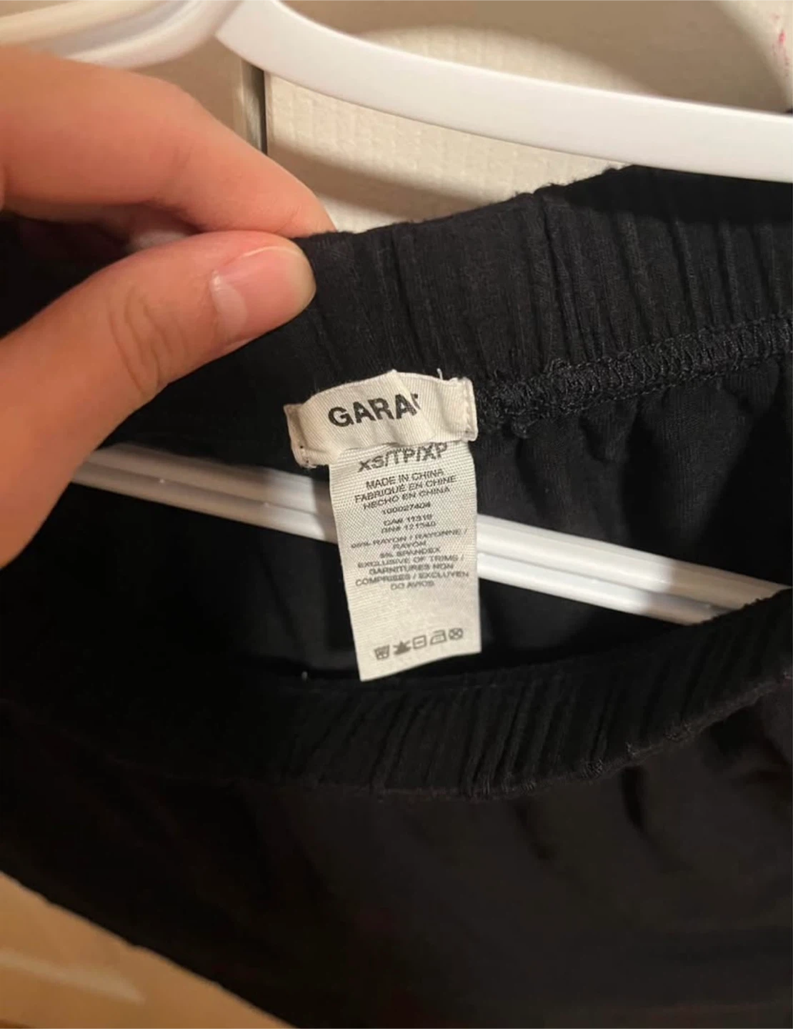 Garage Black Lounge Shorts - Size XS - photo 2