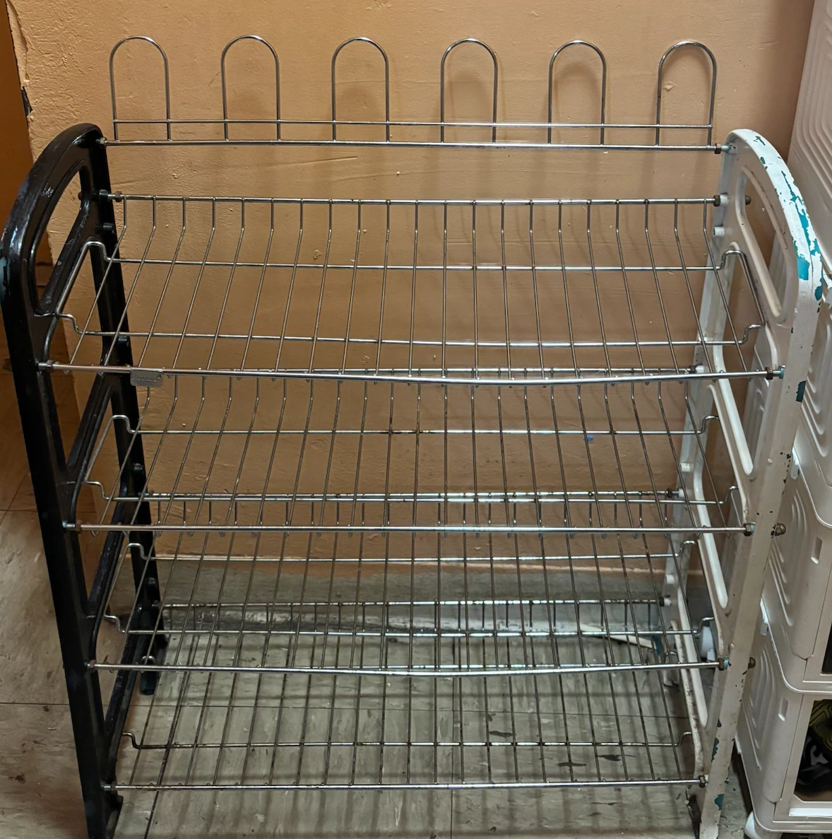 4-Tier Metal Wire Shelf Rack - photo 2
