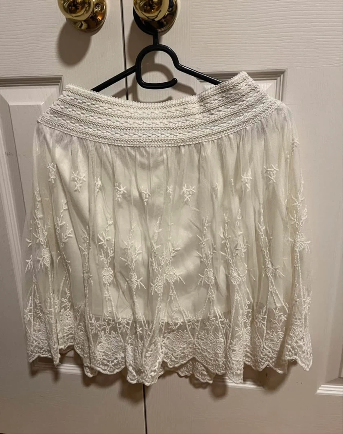 White Lace Skirt L/G