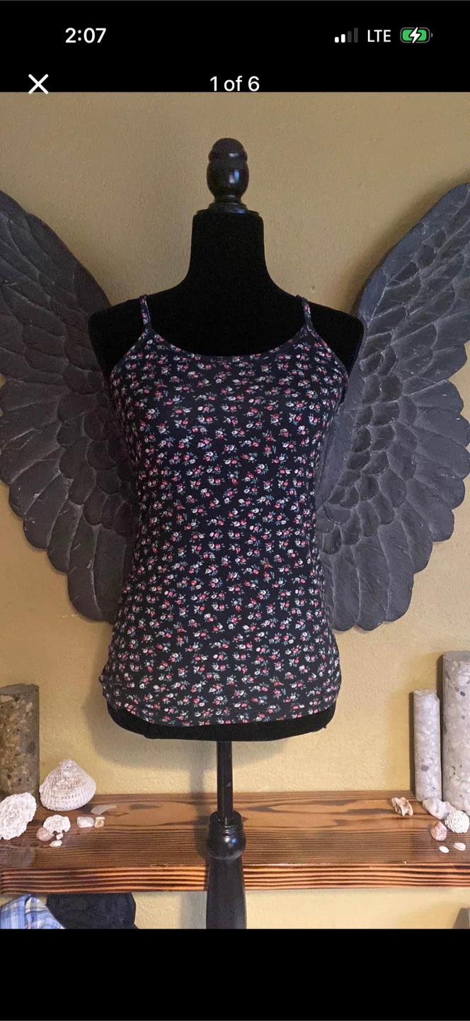 Candy Couture Girl Floral Camisole Top