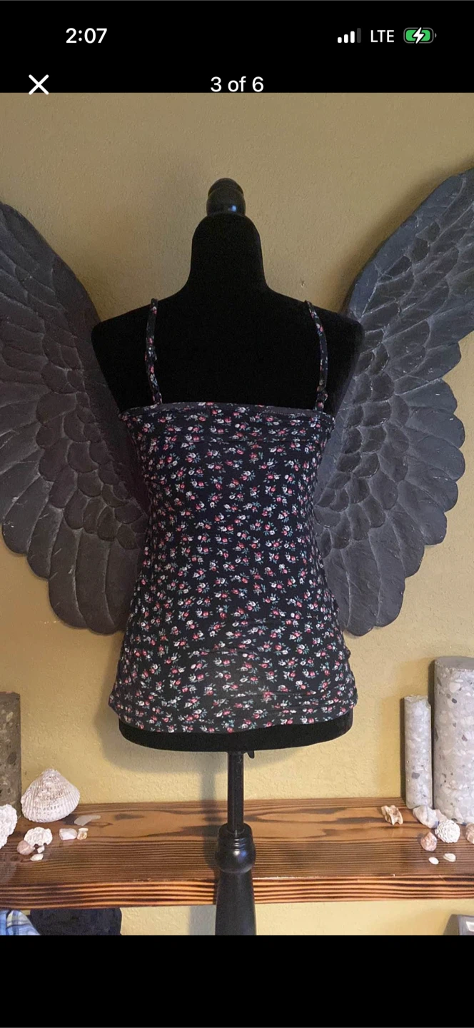 Candy Couture Girl Floral Camisole Top - photo 4