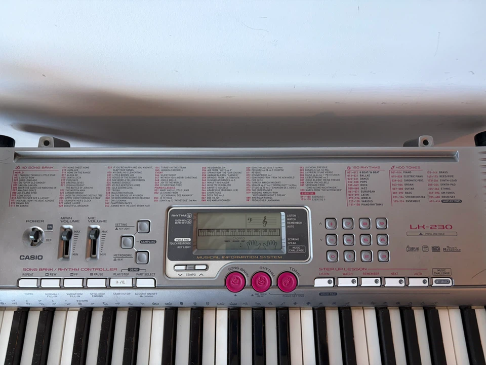 Casio LK-230 Electronic Keyboard with Key Lighting System - photo 2