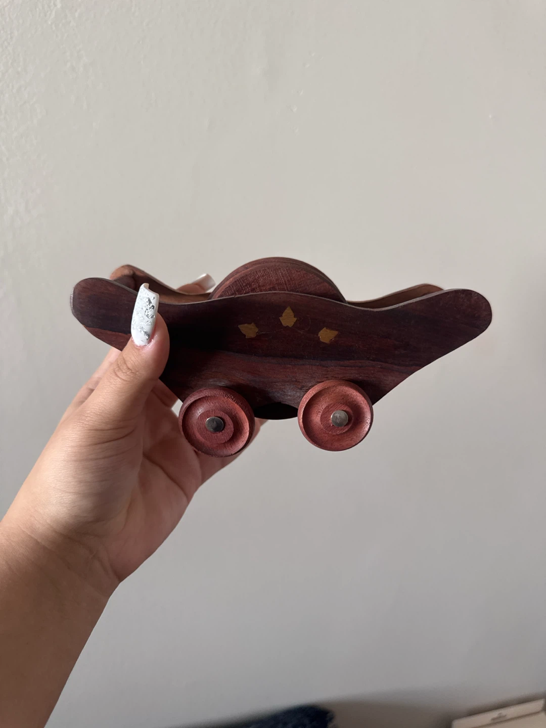 Hand made Wooden Coaster Set with Holder