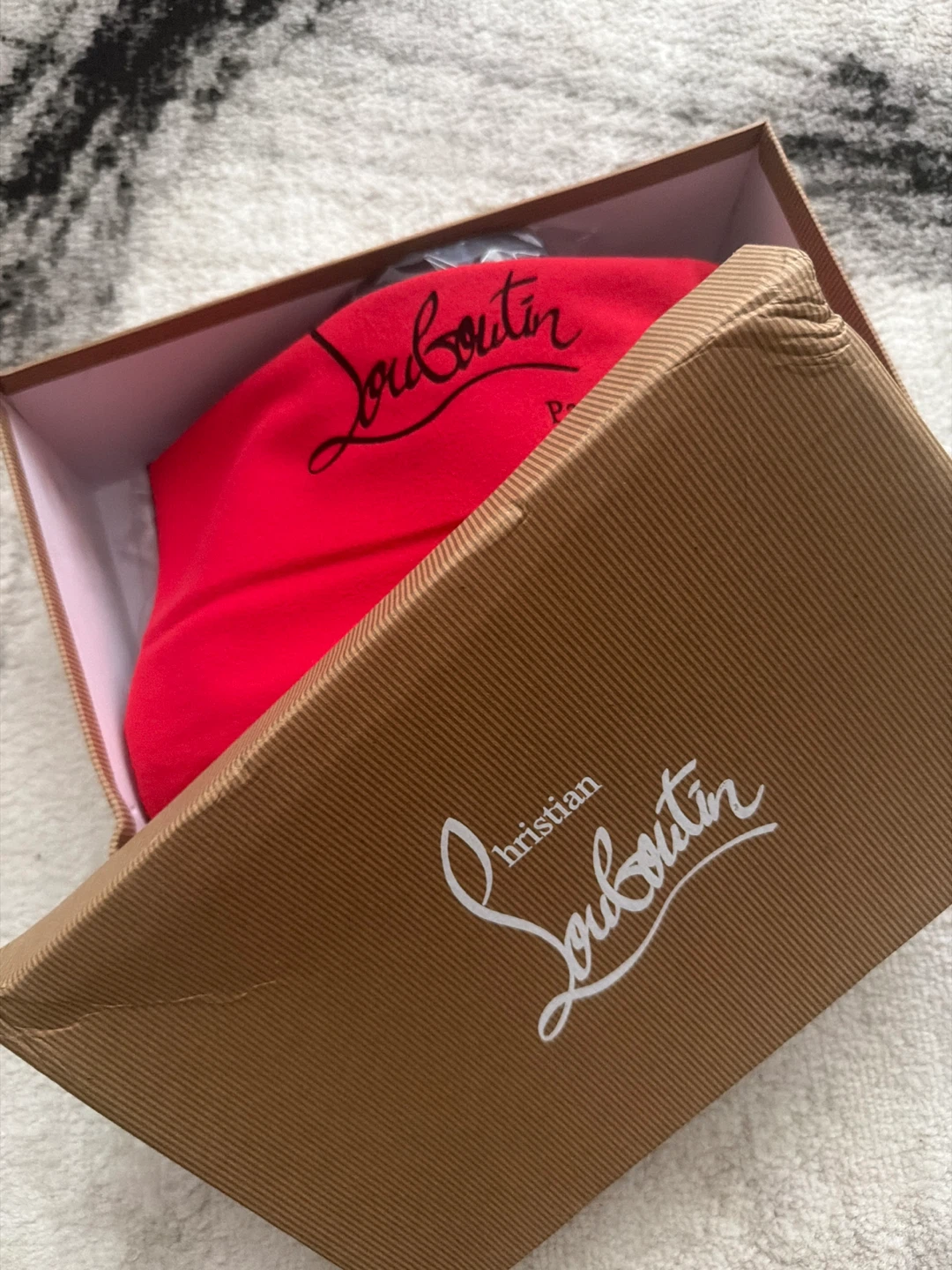 Christian Louboutin Black Leather Strappy Heels Size 37 - photo 2