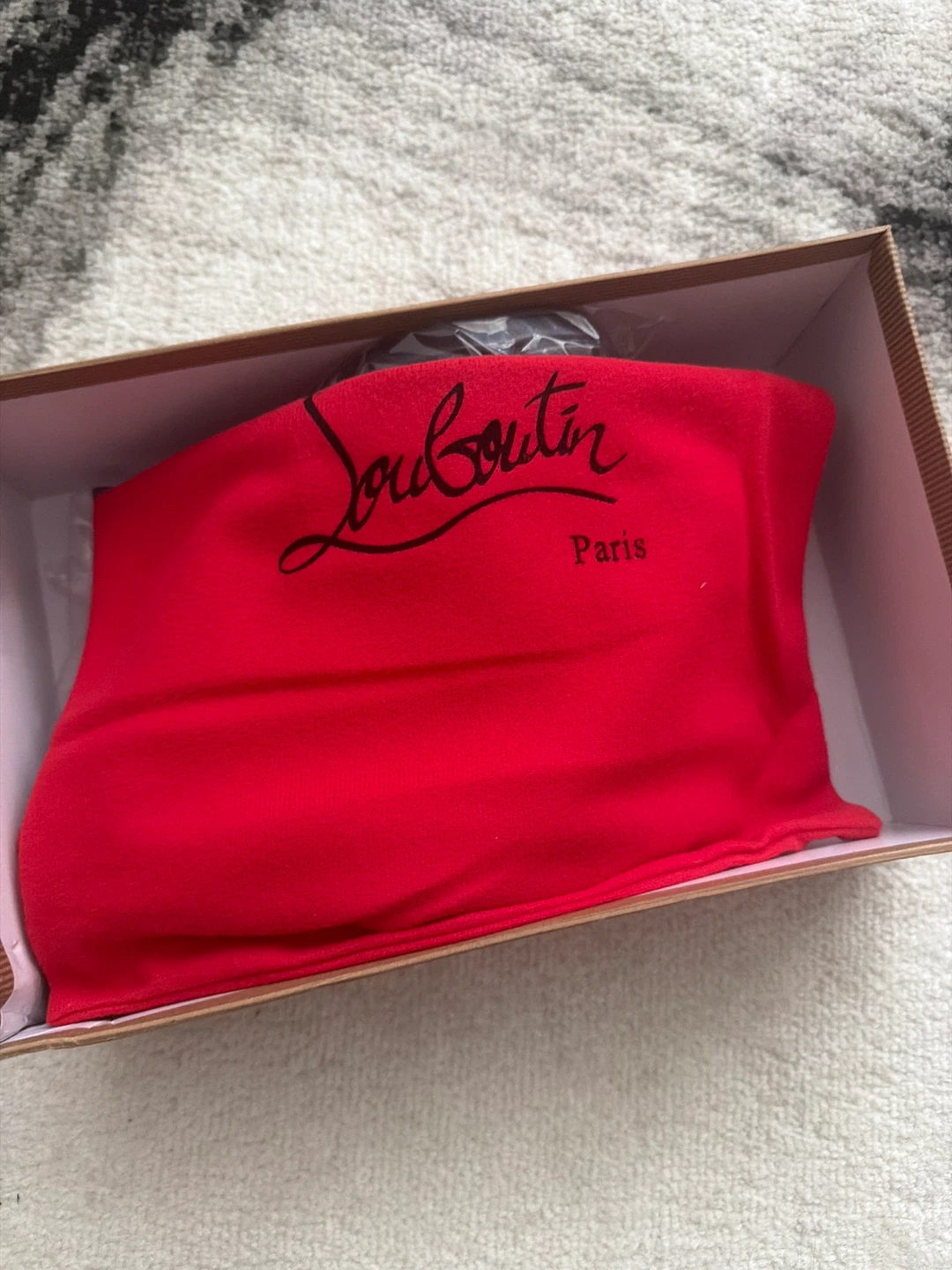 Christian Louboutin Black Leather Strappy Heels Size 37 - photo 3