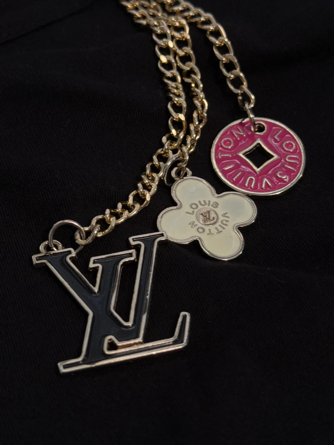 ‘Louis Vuitton’ Black Top with Charms - photo 2