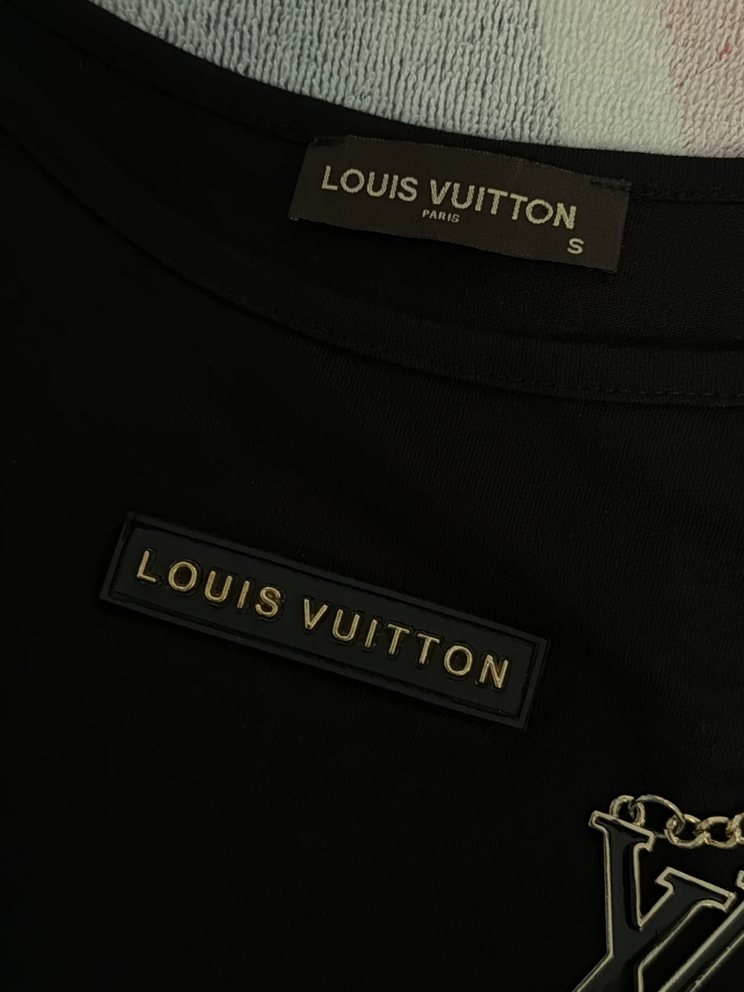 ‘Louis Vuitton’ Black Top with Charms - photo 3