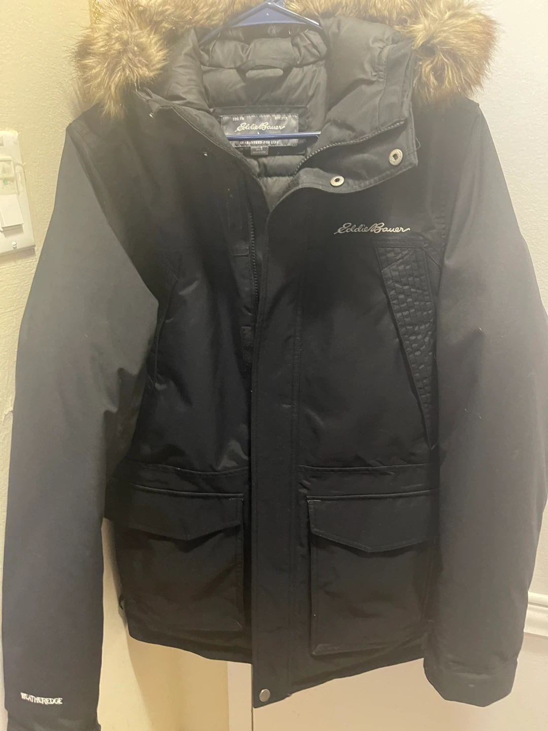 Eddie Bauer Black Parka Jacket Size S - photo 3