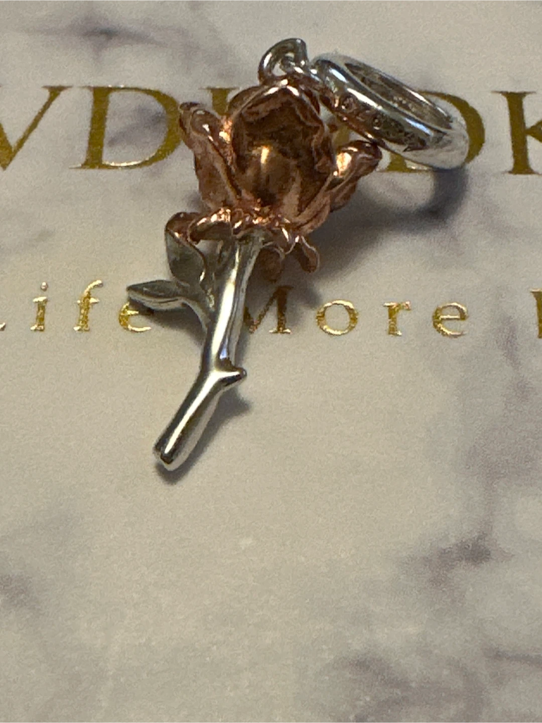 Rose Charm Pendant