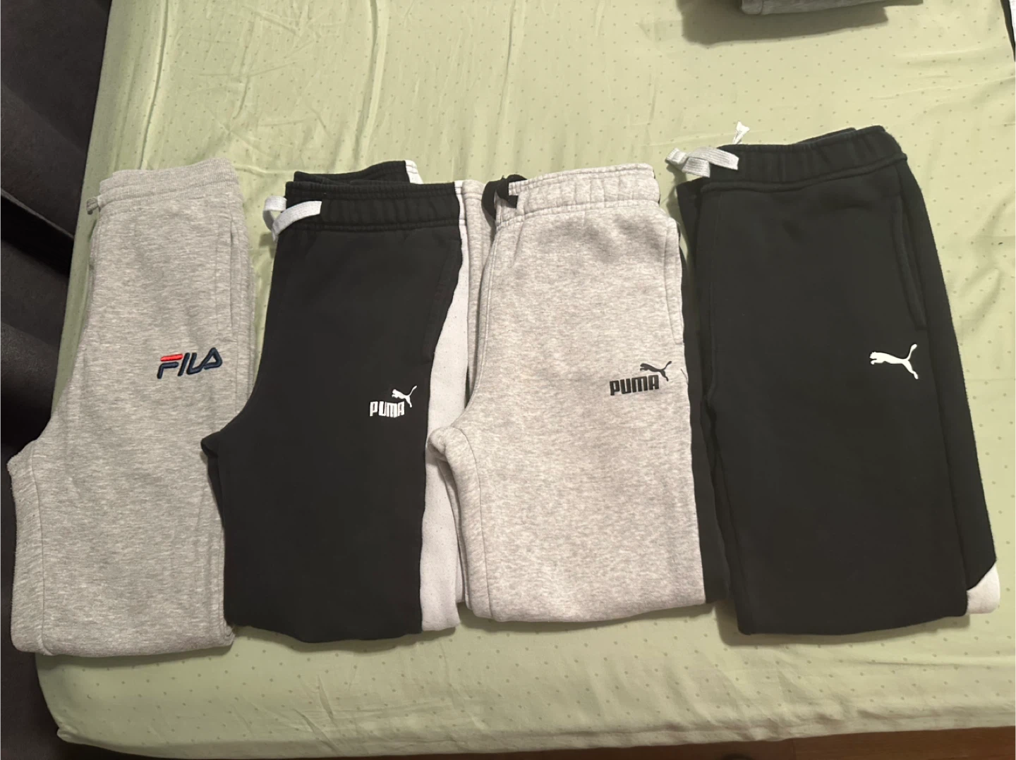 Fila and Puma sweatpants bundle (youth 10-12)