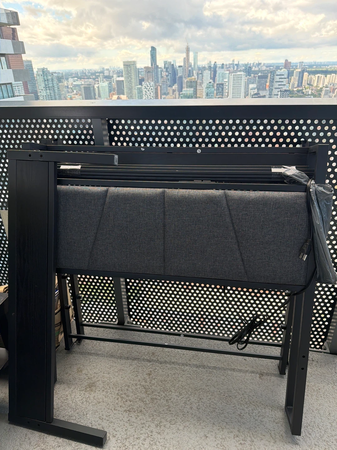 Foldable Upholstered Bed Frame - photo 2