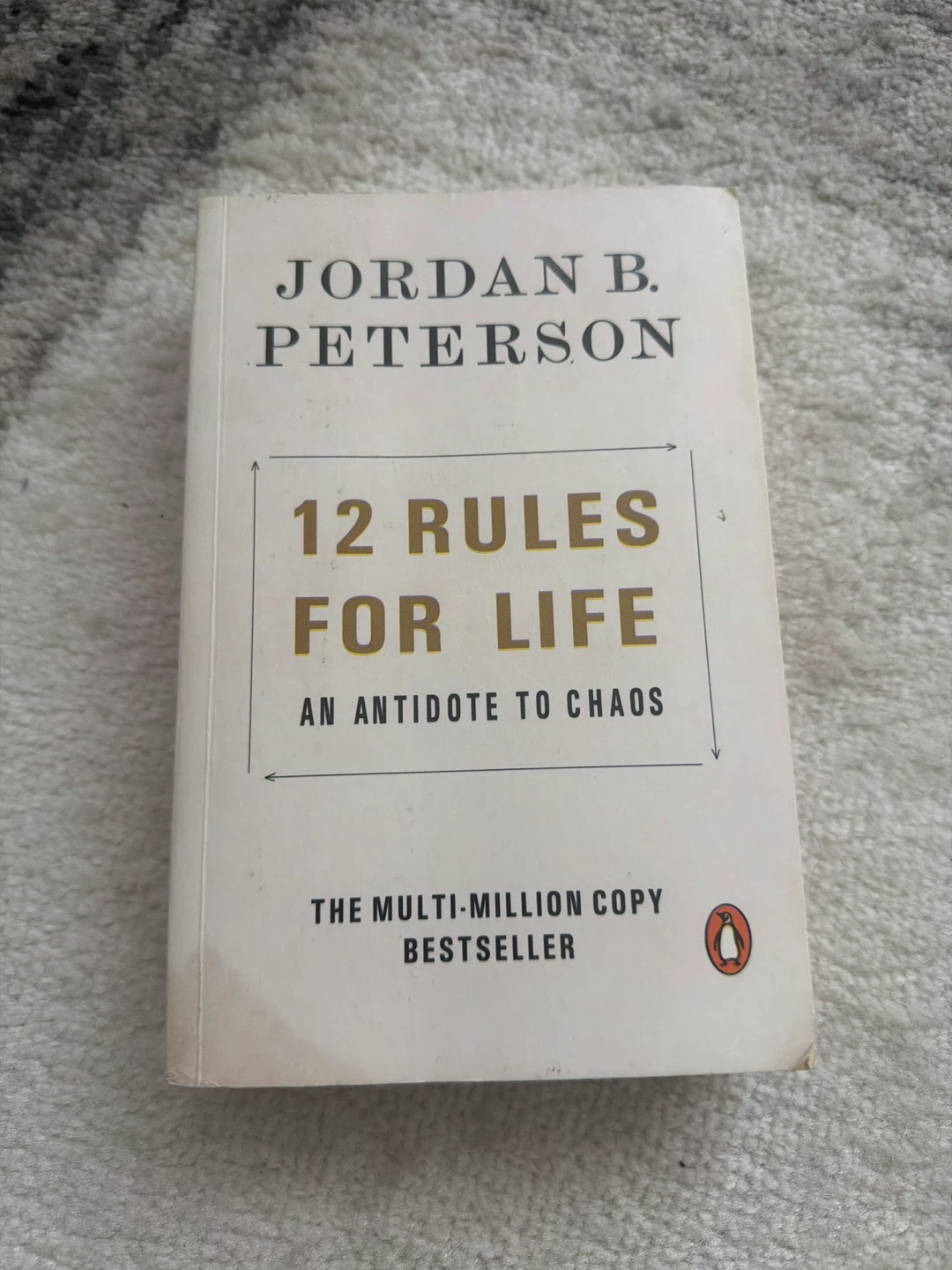 Jordan B. Peterson 12 Rules for Life: An Antidote to Chaos Book