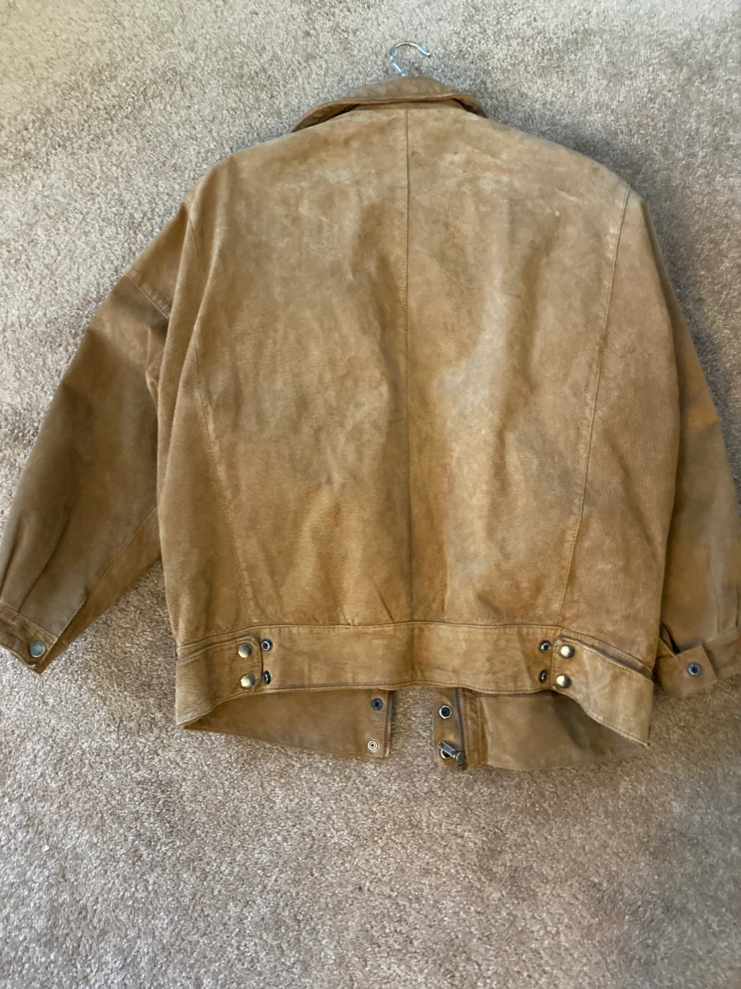 Well Loved Natural Colour Jeansrock Leather Jacket