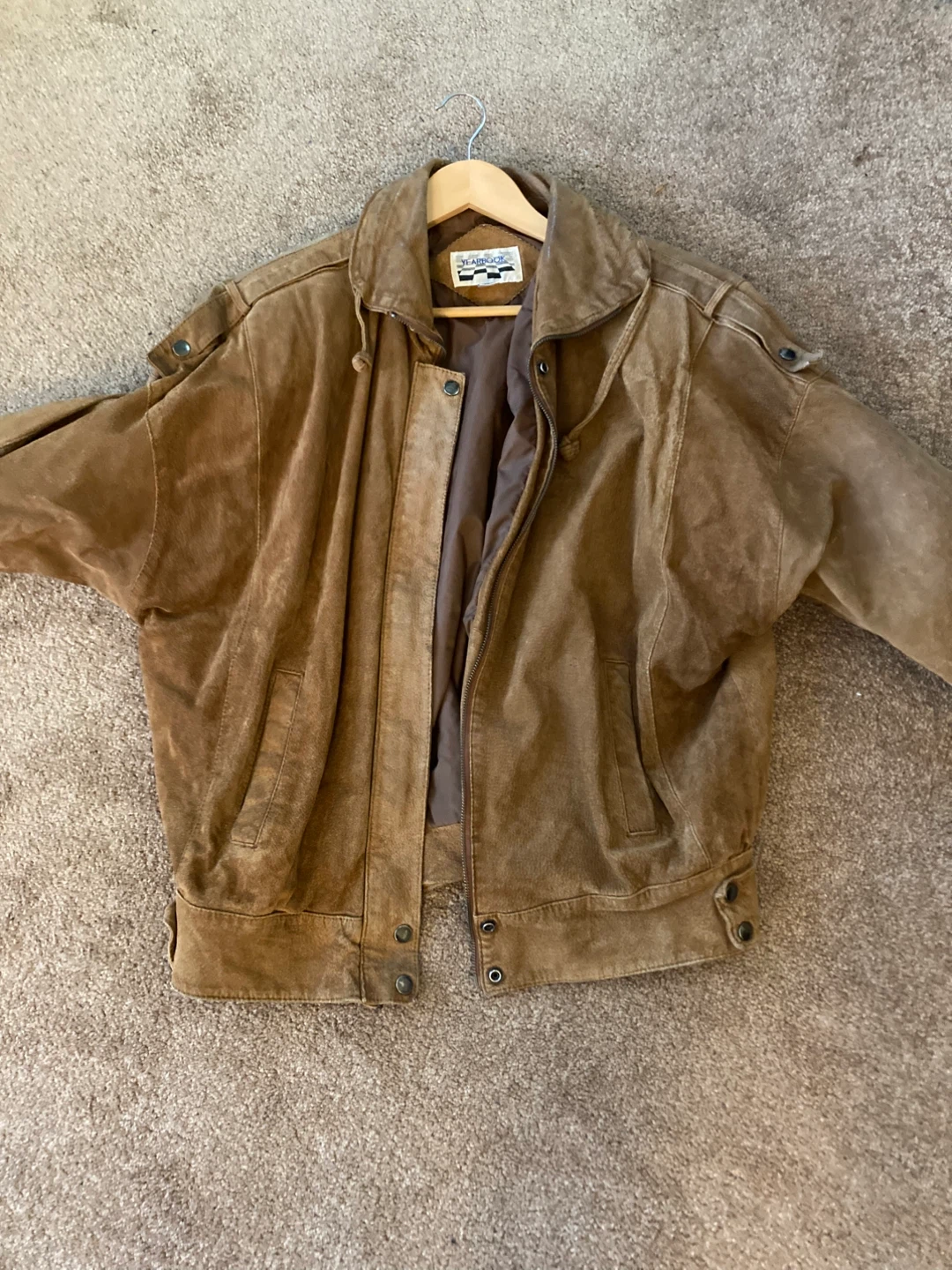 Well Loved Natural Colour Jeansrock Leather Jacket - photo 2