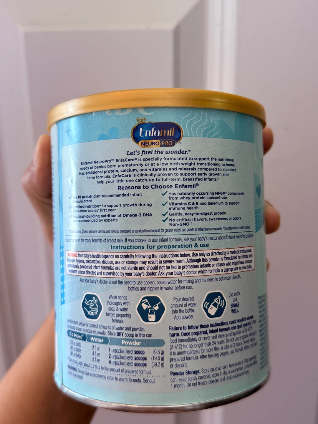 Enfamil NeuroPro Enfacare Infant Formula 13.6 oz - photo 3