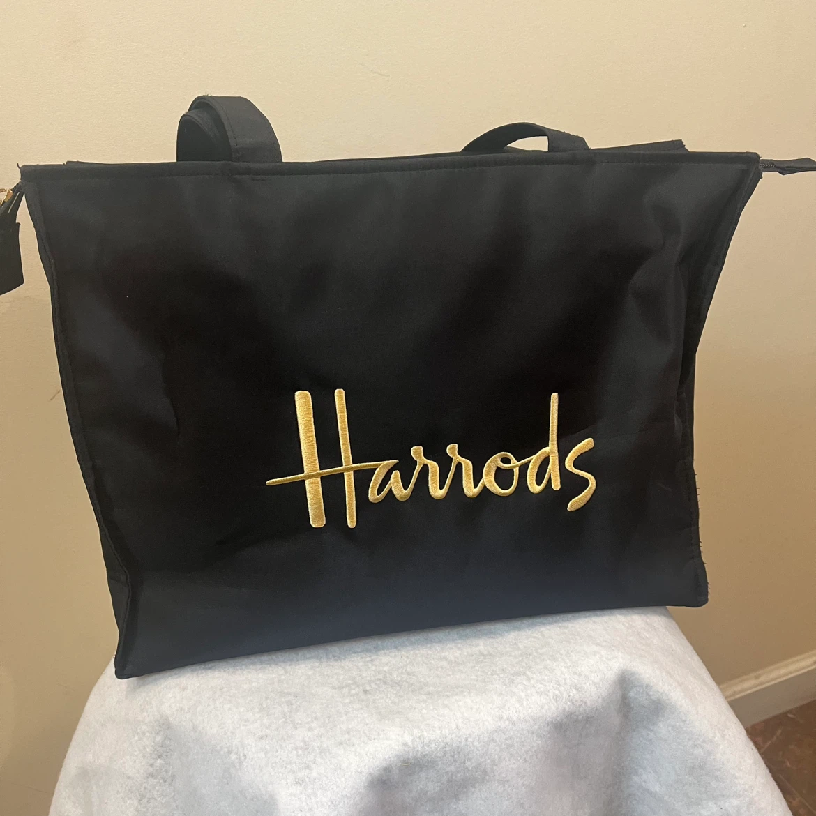 Harrods Black Tote Bag