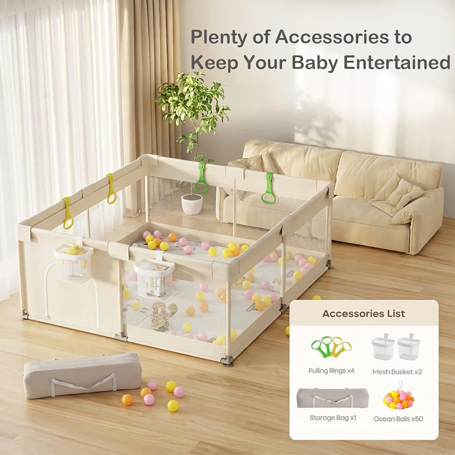 Large Baby Playpen with Balls and Accessories - photo 5