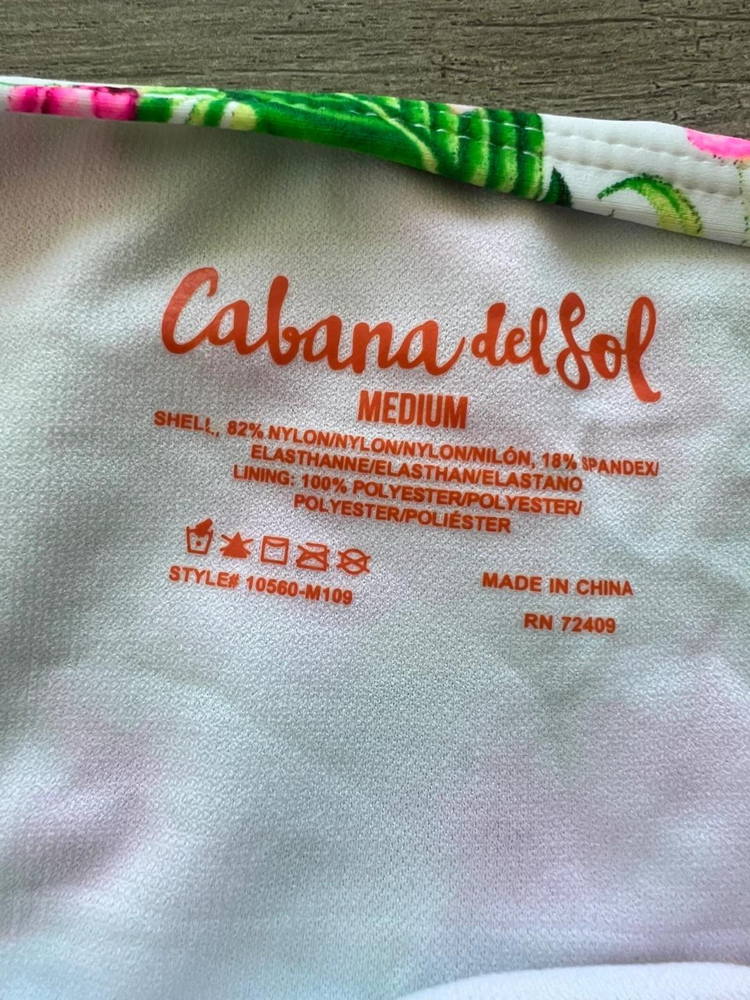 Cabana del Sol Floral Bikini, Medium - photo 3