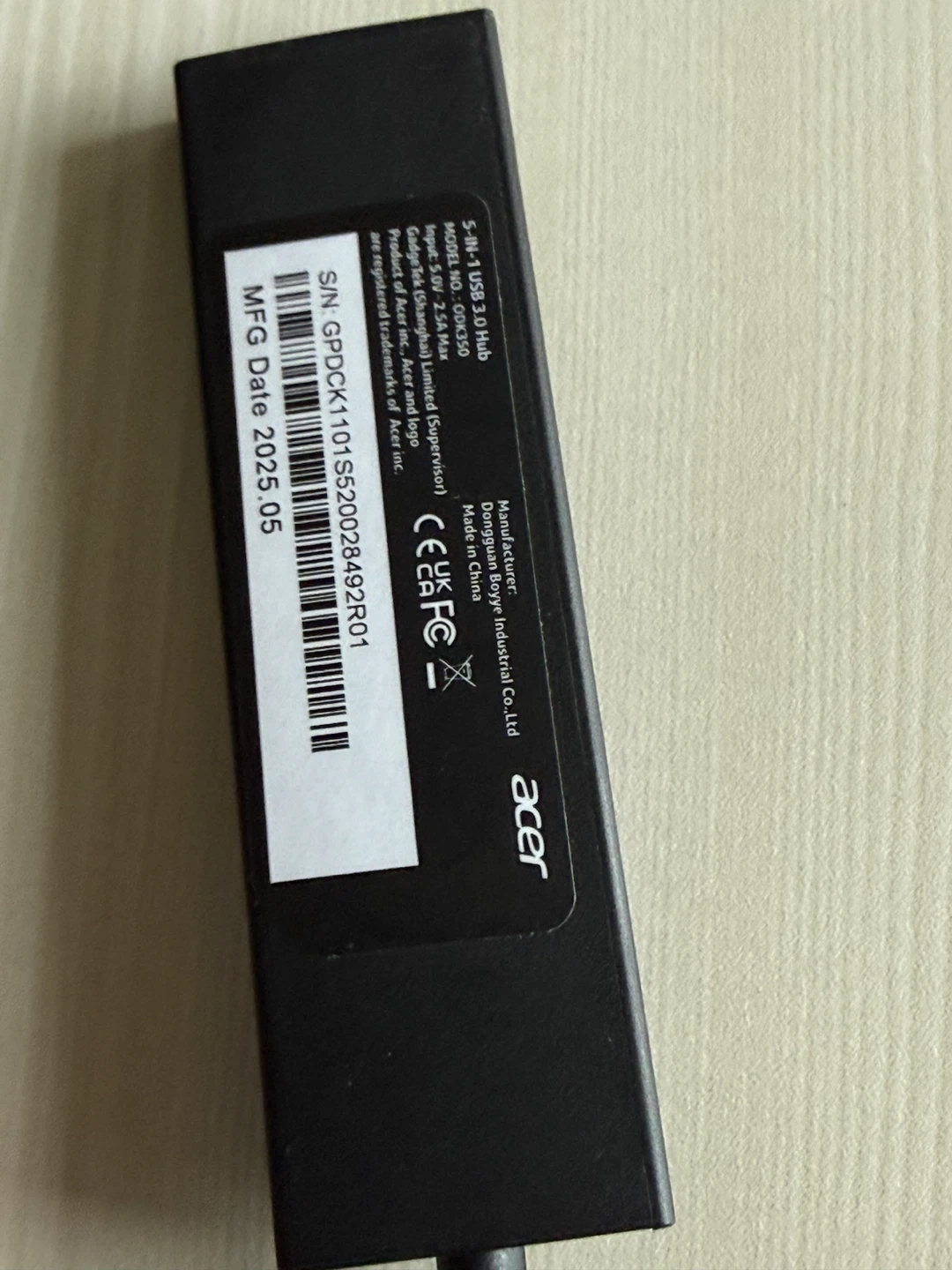 Acer USB 3.0 4-Port Hub — $8 (Pickup Only) - photo 3