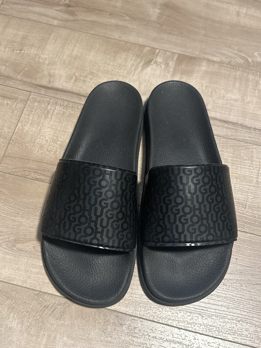 Hugo Boss Slides - Black $70