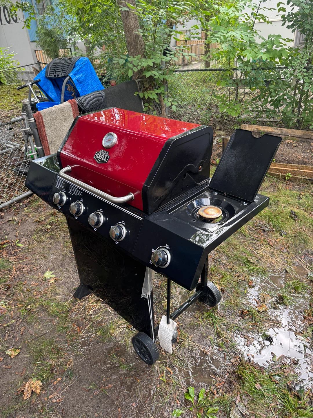 Expert Grill 4-Burner Gas BBQ with Side Burner - photo 5
