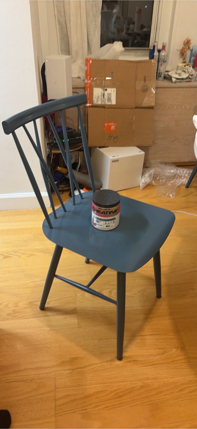 Blue Target Chair x4