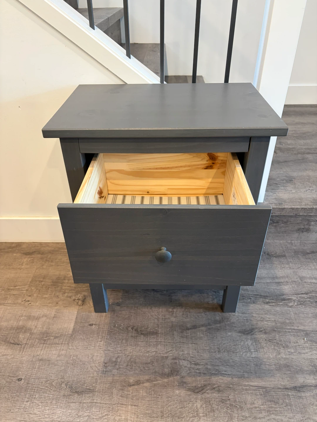 IKEA HEMNES nightstand in grey colour - photo 2