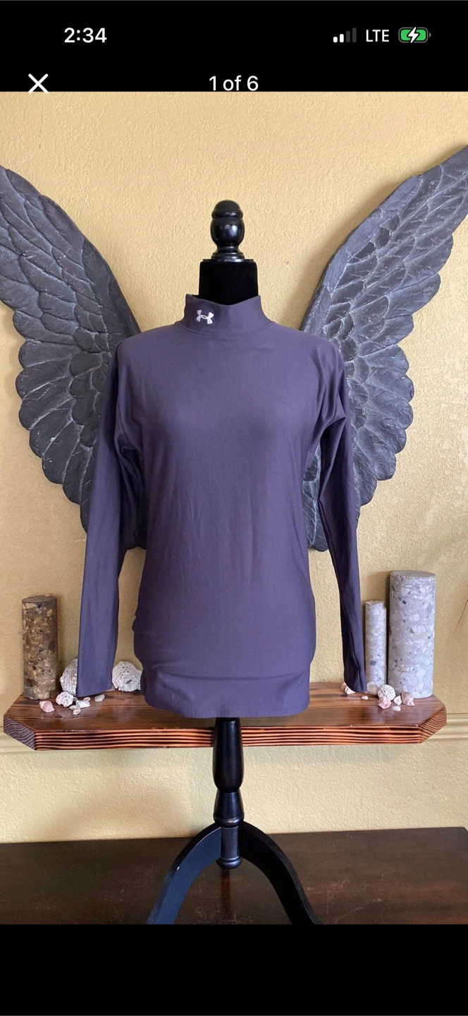 Under Armour Tight Fit Mock Neck Long-sleeve